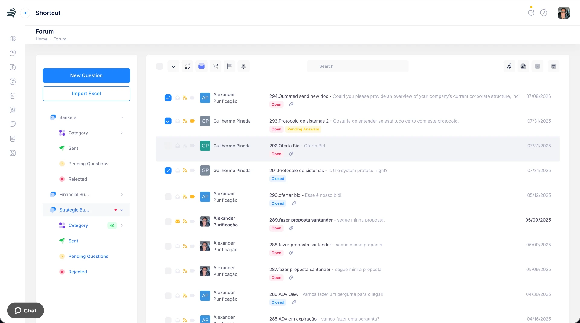 Deallink Q&A with group-based approval workflow